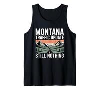 Funny Montana The Treasure State Nature Mountains Wilderness Tank Top