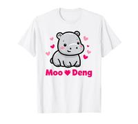 Funny Moo-Deng Baby Pygmy Hippo Cute Kawaii T-Shirt