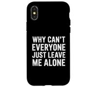 Funny Moody Teenager Goth Parents Son Daughter Joke Case for iPhone X/XS