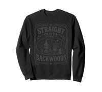 Funny Moonshine Straight Outta The Backwoods Men Women Sweatshirt