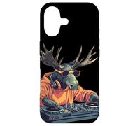 Funny Moose DJ in the Booth for a Wild Elk Party Case for iPhone 17