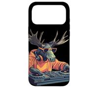 Funny Moose DJ in the Booth for a Wild Elk Party Case for iPhone 17 Pro Max