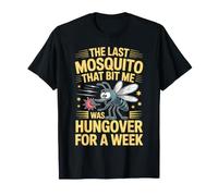 Funny Mosquito Bait Shirts Camping Last Mosquito Hungover T-Shirt