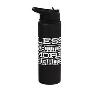 Funny Mosquito Burrito Apparel | Burritos Lover Design Stainless Steel Insulated Water Bottle