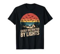 Funny Mosquito Shirts Camping EasilyDistracted By Lights T-Shirt