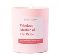 Funny Mother of The Bride Gift Pink Candle Fabulous Mother of The Bride - Scent: Secret Beach Club