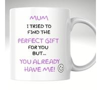 Funny Mother’s Day Mug - “I Tried to Find The …” (Turquoise)