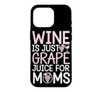 Funny Motherhood Humor Relatable Mom Life Parenting Jokes Case for iPhone 16 Pro