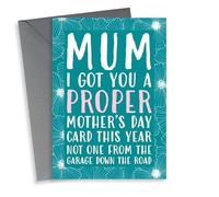Funny Mother's Day card - A Proper Mother's Day Card
