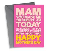 Funny Mother's Day Card - For Mam - It's Your Fault