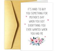 Funny Mother's Day Card from Kids Daughter Son, Hilarious Mothers Day Card for Mom Bonus Mom, Humor Mother's Day Card for Her, Got Everything You Ever Wanted When You Had Me