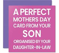 Funny Mother's Day Card from Son, Organised by Daughter in Law