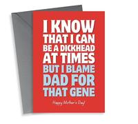 Funny Mother's Day Card - I Blame Dad