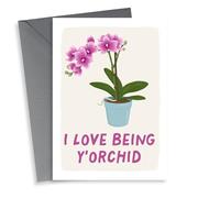 Funny Mother's Day card - I love being your kid (y'orchid)