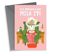 Funny Mother's Day Card - Milk It