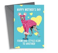 Funny Mothers Day Card - Mum - Tike the Iggy - From One Style Icon To Another