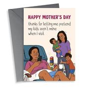 Funny Mother's Day Card - Pretend The Kids Aren't Mine