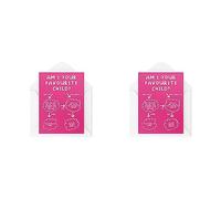 Funny Mother's Day Cards | Am I Your Favourite Child Quiz Card | For Mum Her Mummy Mum's Birthday Joke Banter Novelty Wife Gift | CBH627 (Pack of 2)