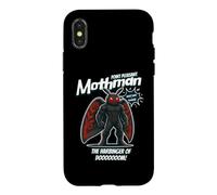 Funny Mothman Cryptid Harbinger of Doom Paranormal Creature Case for iPhone X/XS