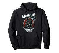 Funny Mothman Cryptid Harbinger of Doom Paranormal Creature Pullover Hoodie