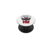 Funny Mothman Harbinger of Doom Cryptid Cryptozoology PopSockets Adhesive PopGrip