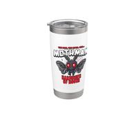Funny Mothman Harbinger of Doom Cryptid Cryptozoology Stainless Steel Insulated Tumbler