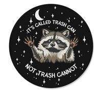 Funny Motivational Raccoon Round Mousepad, It'S Called Trash Can Inspirational Trash Pandas Mouse Pad For Desk Home Office Computers Laptop Accessories, Gifts For Raccoon Lovers, 7.8 X 7.8 Inch