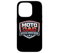 Funny Moto Dad Official Advice Giver Motocross Father's Day Case for iPhone 14 Pro