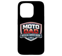 Funny Moto Dad Official Advice Giver Motocross Father's Day Case for iPhone 15 Pro
