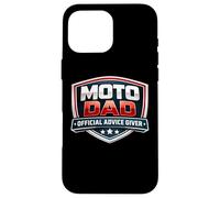 Funny Moto Dad Official Advice Giver Motocross Father's Day Case for iPhone 16 Pro Max