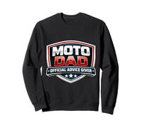 Funny Moto Dad Official Advice Giver Motocross Father's Day Sweatshirt