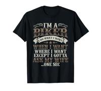 Funny Motorcycle Lover Graphic Husbands Men Motorbike Rider T-Shirt