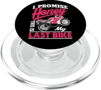 Funny Motorcycle Quote I Promise Honey This Is My Last Bike PopSockets PopGrip for MagSafe