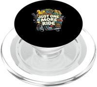 Funny Motorcycle Rider Biker Gift Just One More Ride PopSockets PopGrip for MagSafe