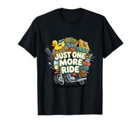 Funny Motorcycle Rider Biker Gift Just One More Ride T-Shirt