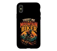 Funny Mountain Biker Pride Trail Rider MTB Gift Case for iPhone X/XS