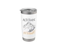 Funny Mountain Outdoor Altitude Without Attitude Stainless Steel Insulated Tumbler