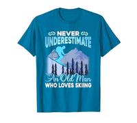Funny Mountain Skiing TShirt Skiing Gift for Men Skier T-Shirt