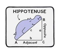 Funny Mouse Pad Hippotenuse Hypotenuse Math Mouse Pad 240x200x4mm Color:Hypotenuse Math