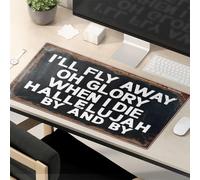 Funny Mouse Pad I'Ll Fly Away Oh Glory. Mouse Pad Computer Desk Mat Mousepad Gaming