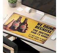 Funny Mouse Pad We Drink Because The Doctor Said It'S Good. Mouse Pad Computer Desk Mat Mousepad Gaming