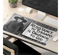 Funny Mouse Pads For Desk Resistance To Tyranny Is Obedience To God Mouse Pad Mouse Pad Funny Work Funny Mousepads
