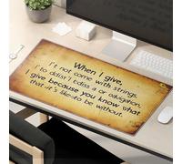 Funny Mouse Pads For Desk When I Give, I Don'T Come With Strings Mouse Pad Mouse Pad Funny Work Funny Mousepads