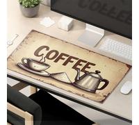 Funny Mouse Pads For Work A Cup Of Coffee With Steam Rising From It Mouse Pad Desk Pad Large Fun Desk Accessories