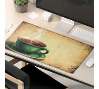 Funny Mouse Pads For Work A Steaming Cup Of Tea On An Old-Fashioned Background. Mouse Pad Mouse Pad Gaming Fun Desk Accessories