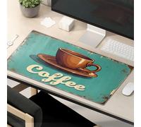 Funny Mouse Pads For Work A Vintage-Style Illustration Of A Coffee Cup On A Saucer Mouse Pad Computer Desk Mat Mouse Pad Funny