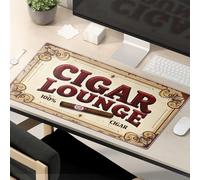 Funny Mouse Pads For Work Cigar Lounge - 100% Cigar Experience. Mouse Pad Gaming Mouse Pad Cute Mouse Pad