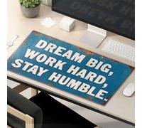 Funny Mouse Pads For Work Dream Big, Work Hard, Stay Humble. Mouse Pad Gaming Mouse Pad Cute Mouse Pad