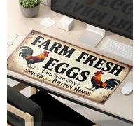 Funny Mouse Pads For Work Farm Fresh Eggs Laid With Love Mouse Pad Desk Pads Office Desk Mat
