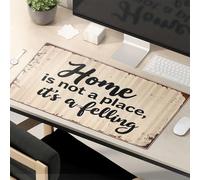 Funny Mouse Pads For Work Home Is Not A Place, It'S A Feeling. Mouse Pad Gaming Mouse Pad Cute Mouse Pad